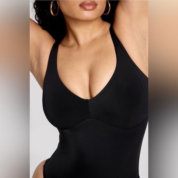 Fabletics Shaping Swim Demi Black One Piece swimsuit Sz XL - Picture 4 of 9
